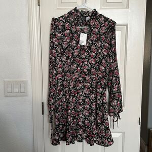 Divided floral dress